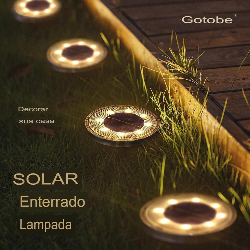 LUMINÁRIA LED SOLAR PARA JARDIM - Ideal Simple