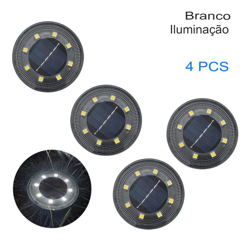 LUMINÁRIA LED SOLAR PARA JARDIM - Ideal Simple