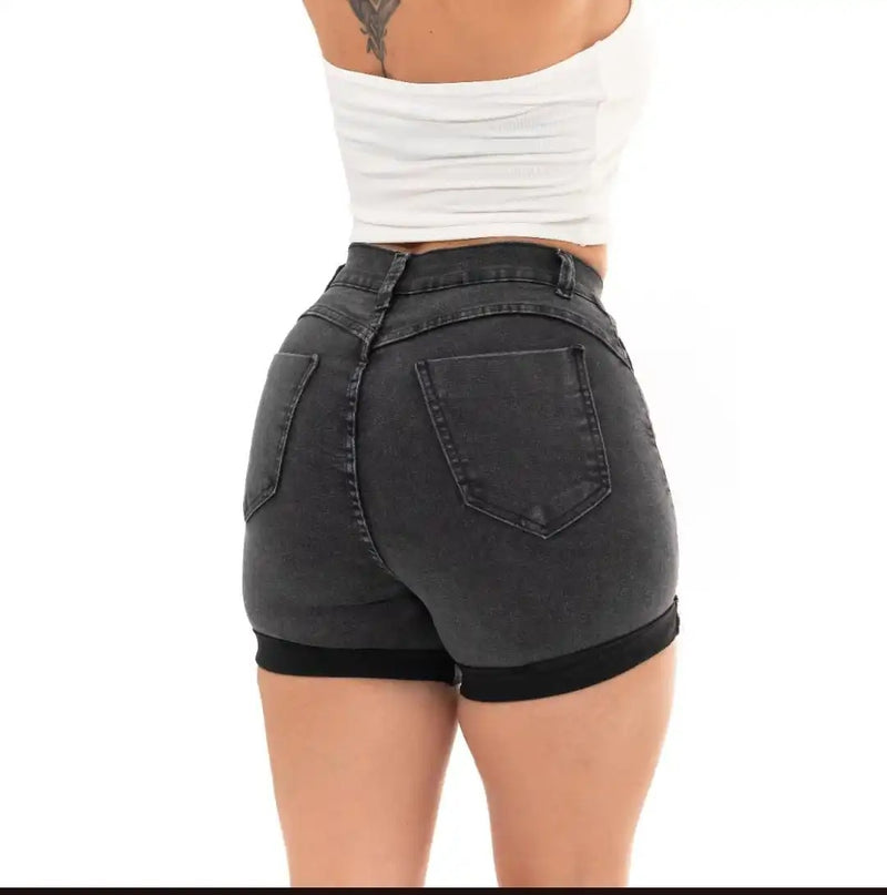BERMUDA JEANS MEIA COXA SLIN