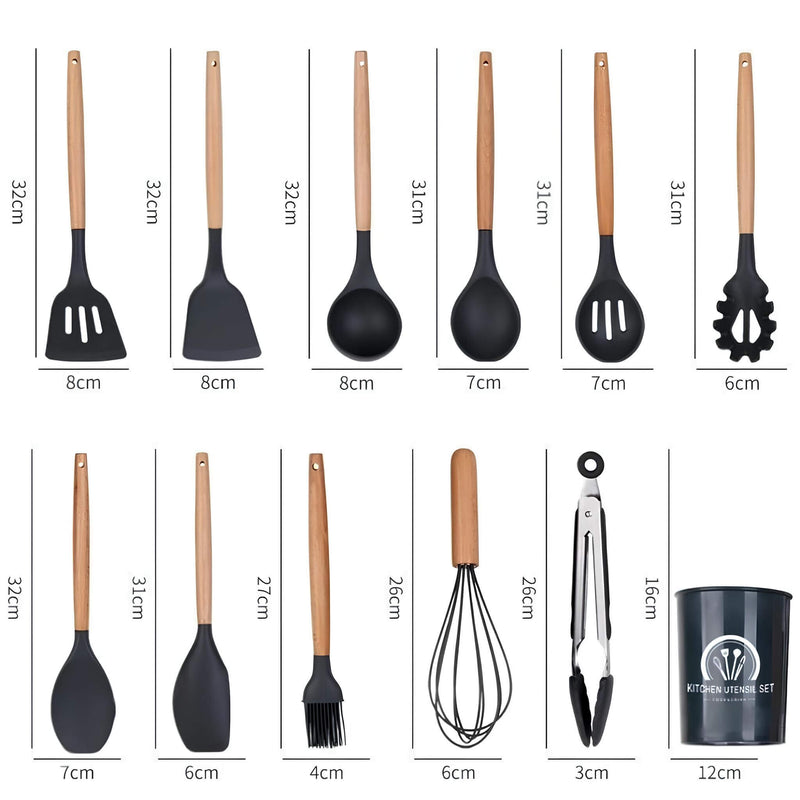 KIT 12 PEÇAS UTENSÍLIOS